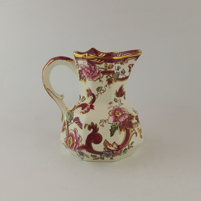 Vintage Masons Ironstone Mandalay Red Jug - 7965 OA