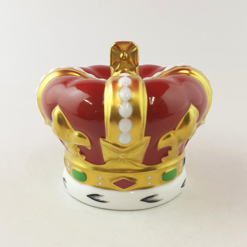 Royal Crown Derby - Queen Elizabeth Golden Jubilee Crown Gold Stopper - RCD 2799