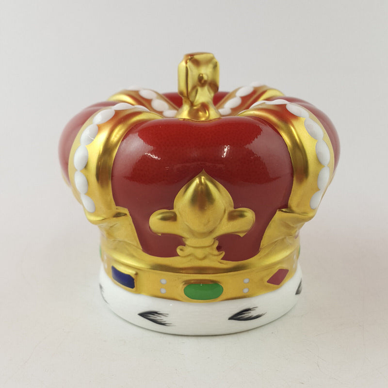 Royal Crown Derby - Queen Elizabeth Golden Jubilee Crown Gold Stopper - RCD 2799