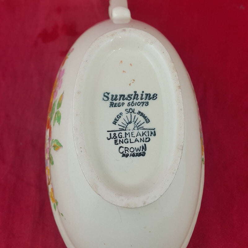 J & G Meakin Sunshine Gravy Pot / Bowl -  8038 OA