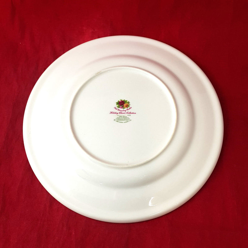 Royal Albert Old Country Roses - Christmas Plate 9-inch - OP 2824