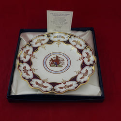 Royal Crown Derby Elizabeth II 70th Birthday Plate Plate - 8057 RCD