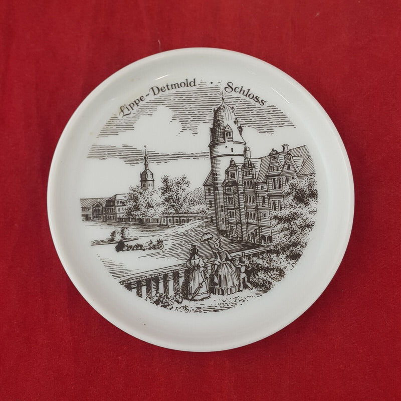 6x West German Decorative Mini Plates - 8045 OA