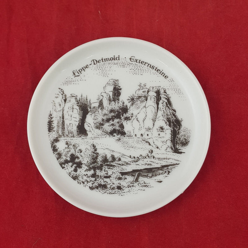 6x West German Decorative Mini Plates - 8045 OA