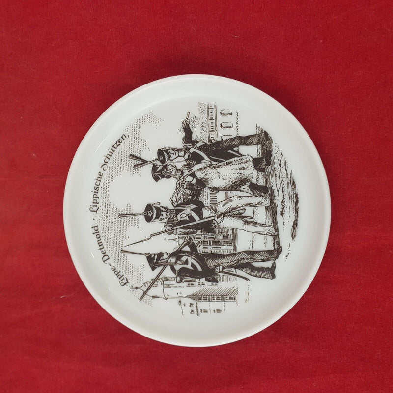 6x West German Decorative Mini Plates - 8045 OA