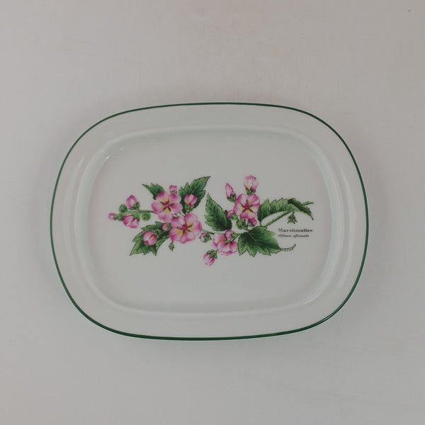 Royal Worcester Herbs Oval Tray Marshmallow Design - 7966 OA