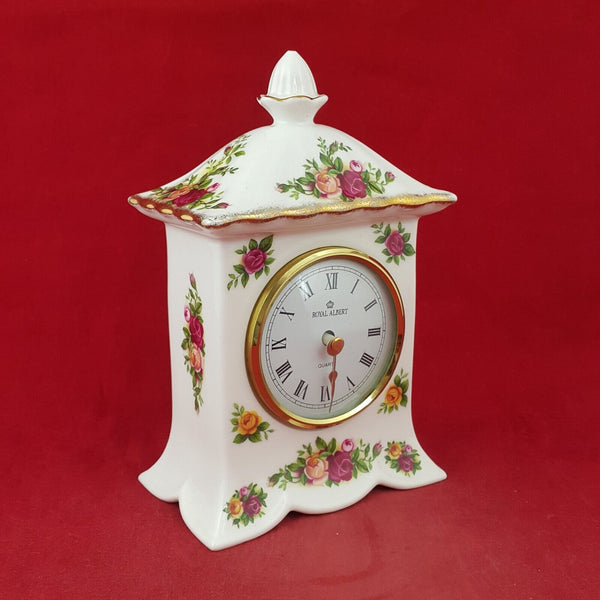 Royal Albert Old Country Roses Mantel Clock - 8074 OA