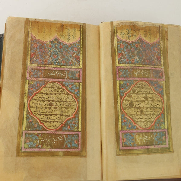 Complete Quran Manuscript Handwritten 1271 Hijri Antique Calligraphy (Ottoman) H