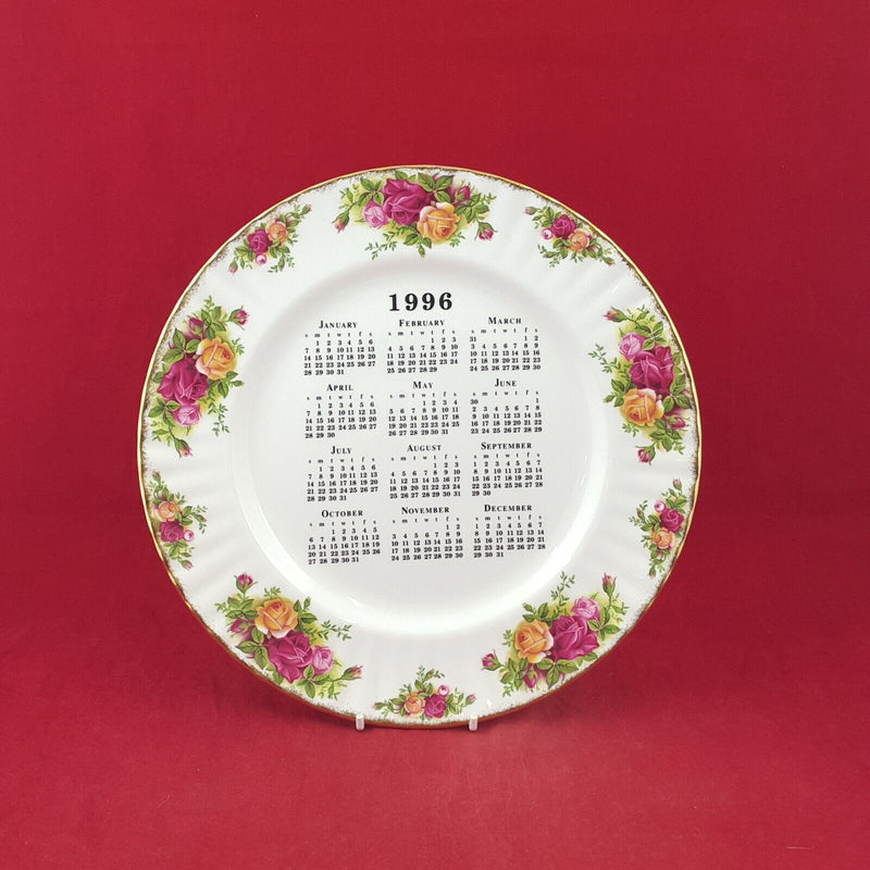 Royal Albert Old Country Roses 1996 Calendar Plate - 8082 OA