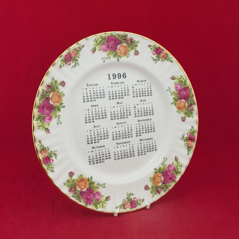 Royal Albert Old Country Roses 1996 Calendar Plate - 8082 OA