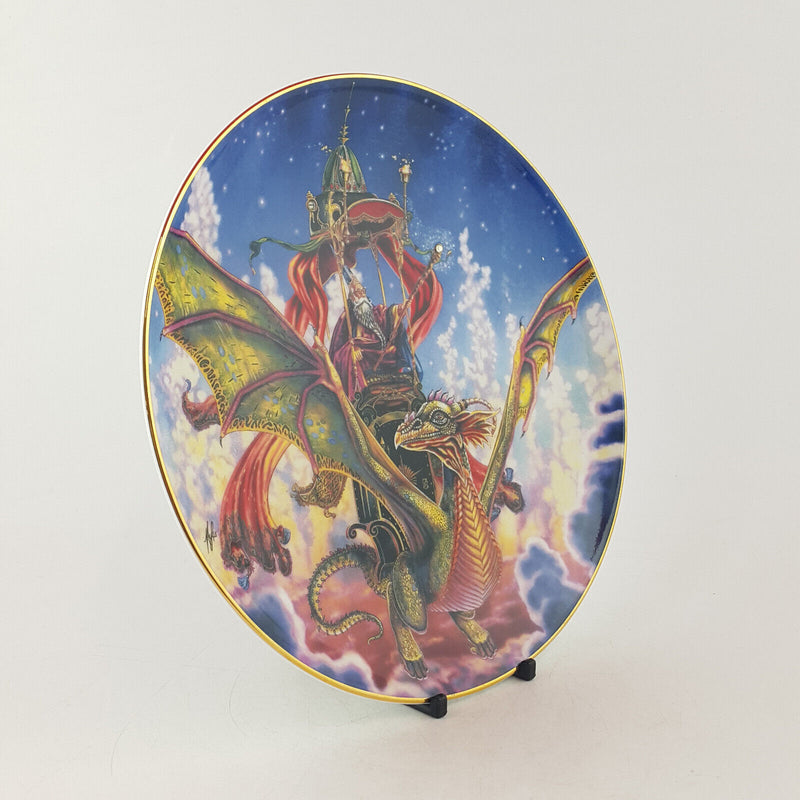 Royal Doulton / The Franklin Mint Heirloom - Dragon Flight Plate - RD 2814