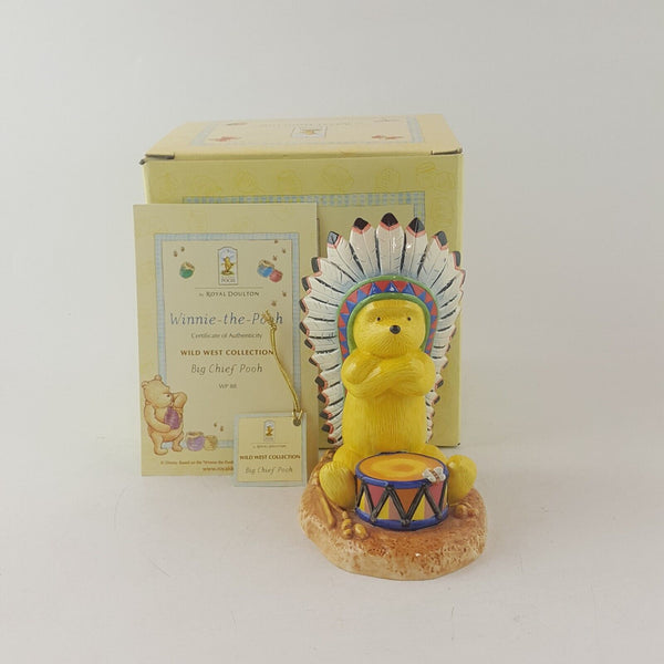 Royal Doulton Winnie The Pooh The Wild West Collection Big Chief Pooh  WP88 - 81