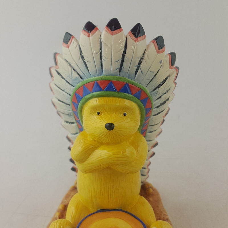 Royal Doulton Winnie The Pooh The Wild West Collection Big Chief Pooh  WP88 - 81