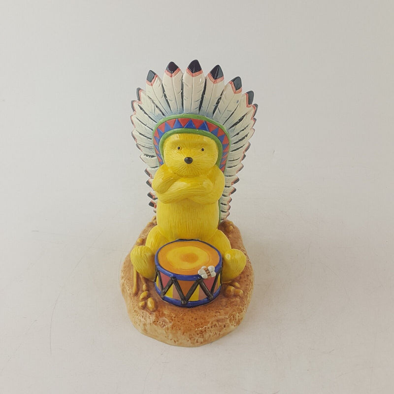 Royal Doulton Winnie The Pooh The Wild West Collection Big Chief Pooh  WP88 - 81