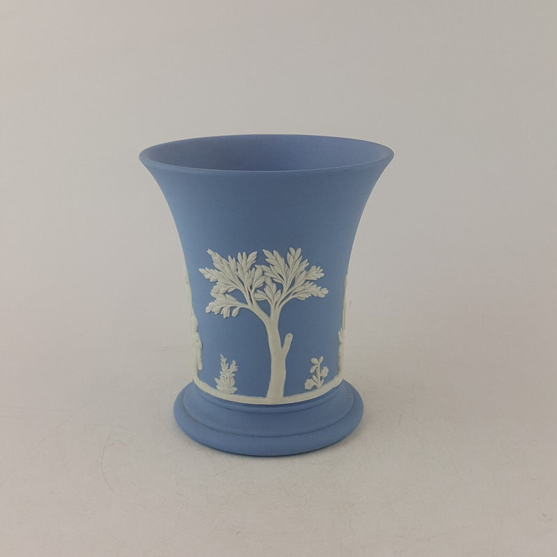 Wedgwood Blue Jasperware Small Posy Vase - 8089 WD