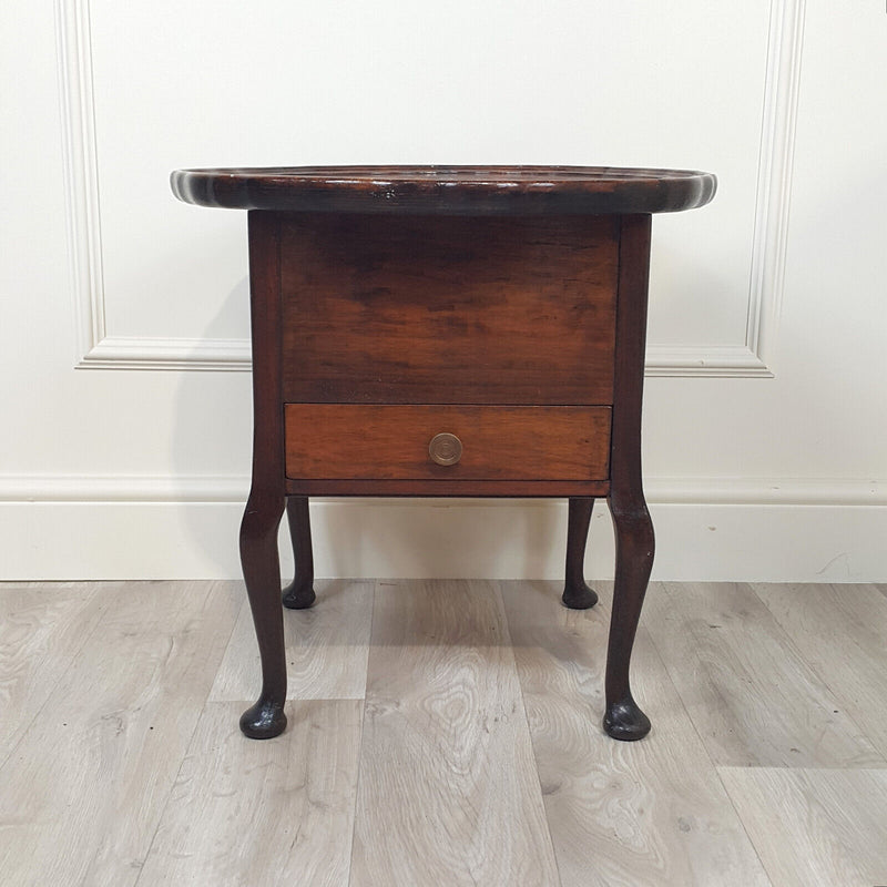 Georgian Style Burr Walnut Sewing Table - F262