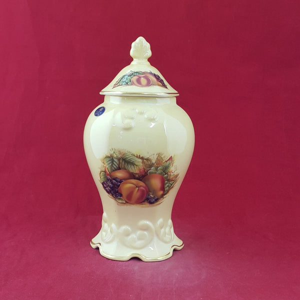 Aynsley Orchard Gold Regency Covered Jar - 8184 O/A