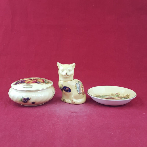 Aynsley Orchard Gold Sweet Dish Cat & Trinket - 8188 O/A