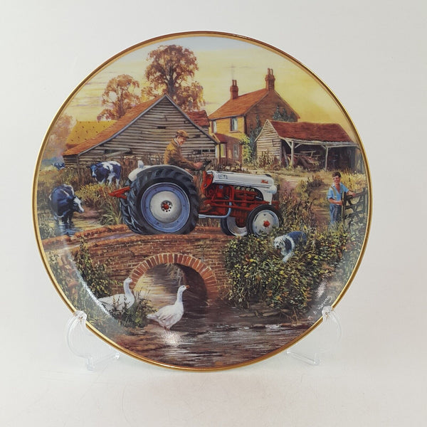 Vintage Porcelain Homecoming Decorative Plate - 8198 O/A