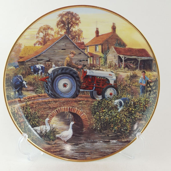 Vintage Porcelain Homecoming Decorative Plate - 8198 O/A