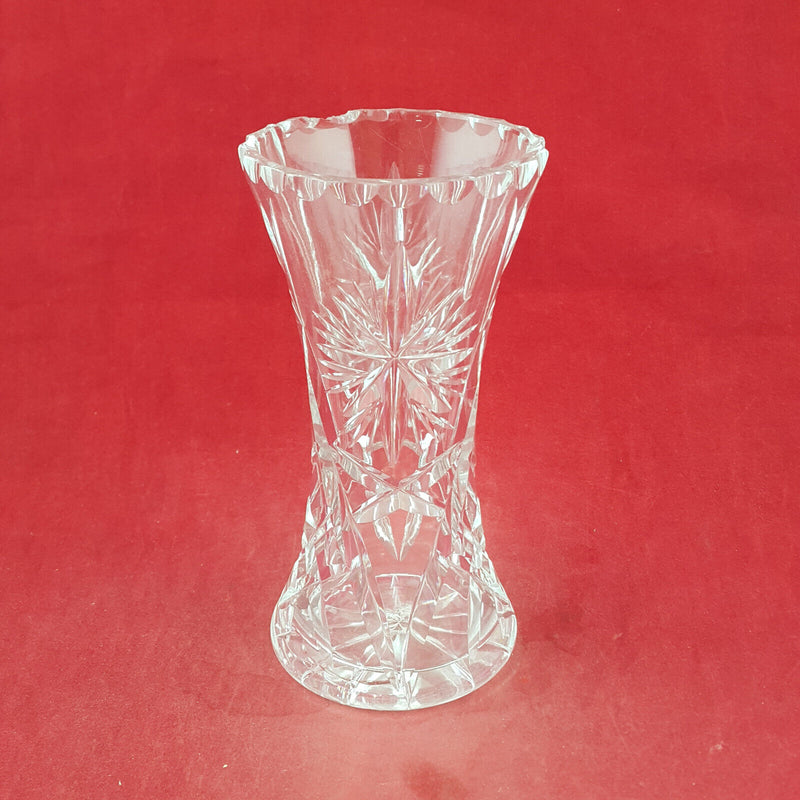 Vintage Crystal Glass Vase - OV 2990