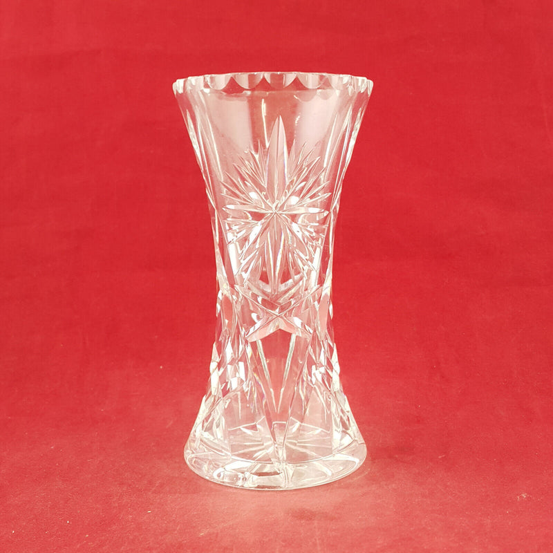 Vintage Crystal Glass Vase - OV 2990