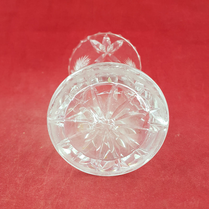 Vintage Crystal Glass Vase - OV 2990