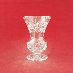 Vintage Crystal Glass Vase - OV 2993