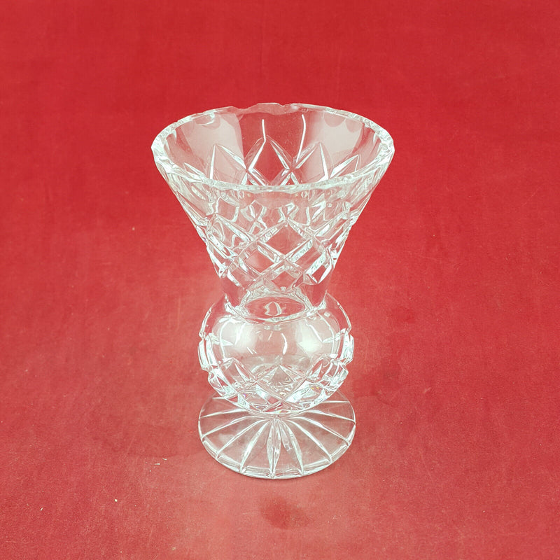 Vintage Crystal Glass Vase - OV 2993