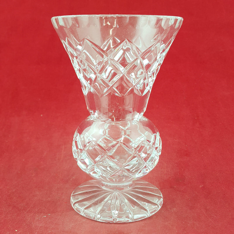 Vintage Crystal Glass Vase - OV 2993