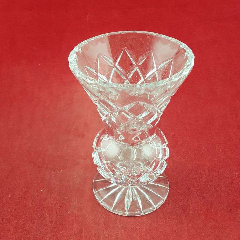 Vintage Crystal Glass Vase - OV 2993