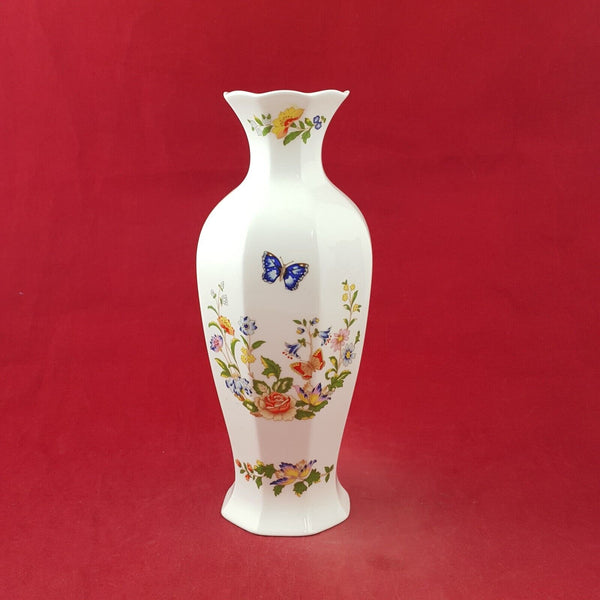 Aynsley Cottage Garden Flowers & Butterflies Vase 8.75-inch - 8285 OA