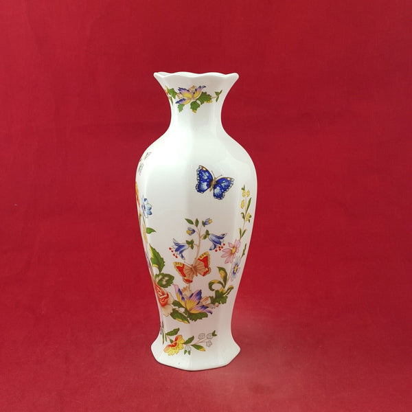 Aynsley Cottage Garden Flowers & Butterflies Vase 8.75-inch - 8285 OA