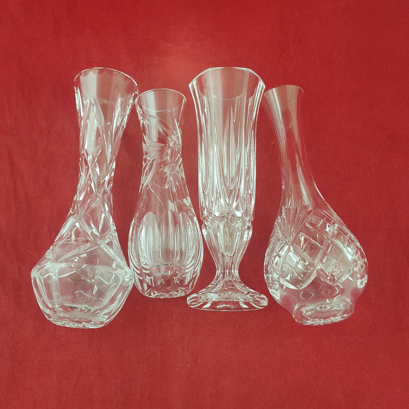 Vintage Set of Four Glass Vases - 8257 OA