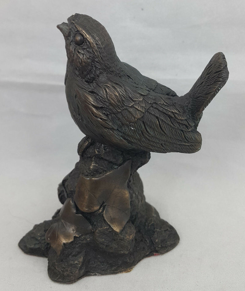 Bronzed Menton Manor Wren/Cock, M18244 - Beak Broken