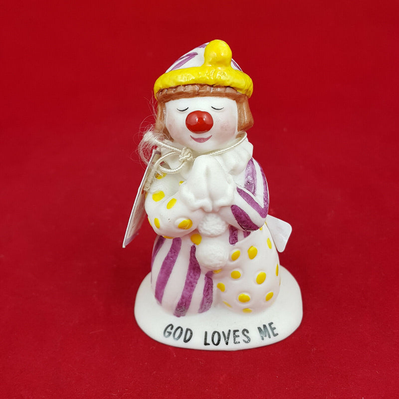 Beswick Figure - Little Lovable Clown LL3 God Loves Me (Boxed) - 307 BSK