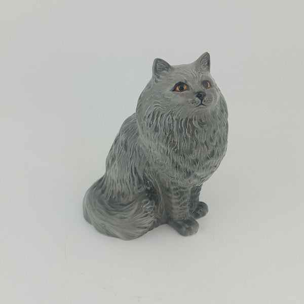 Beswick - Persian Cat Sitting 1880 Swiss Roll Grey Gloss - 580 BSK