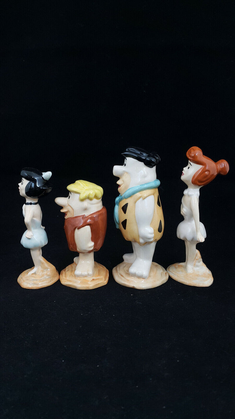 Beswick Figurines Barney Rubble, Fred Flinstone, Wilma Flinstone & Betty Rubble