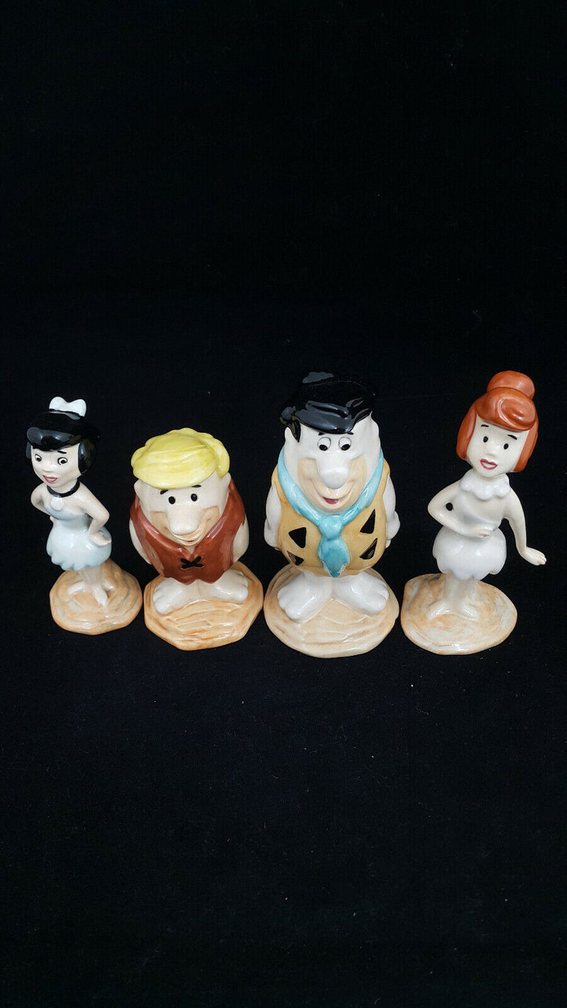 Beswick Figurines Barney Rubble, Fred Flinstone, Wilma Flinstone & Betty Rubble
