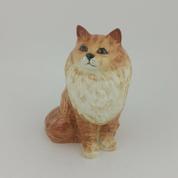 Beswick - Persian Cat Sitting 1880 Ginger Gloss - 582 BSK