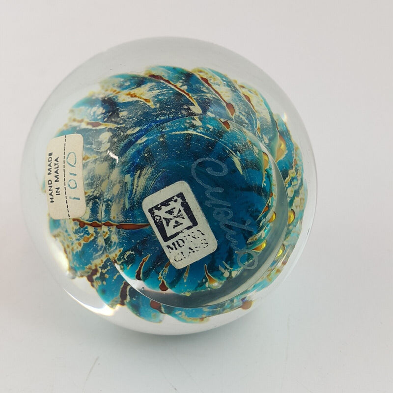 Mdina Glass Sea Urchin Paperweight - 62TF