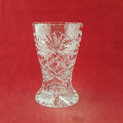 Vintage  Clear Glass Vase - 8273 OA