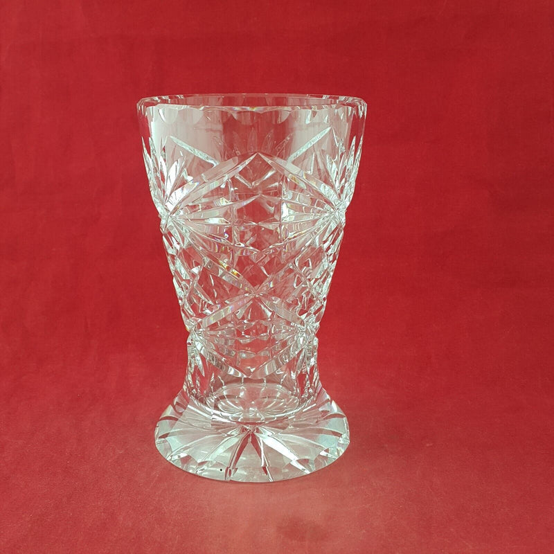 Vintage  Clear Glass Vase - 8273 OA