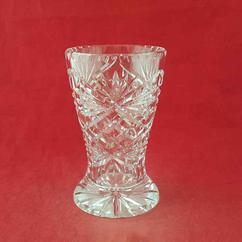 Vintage  Clear Glass Vase - 8273 OA