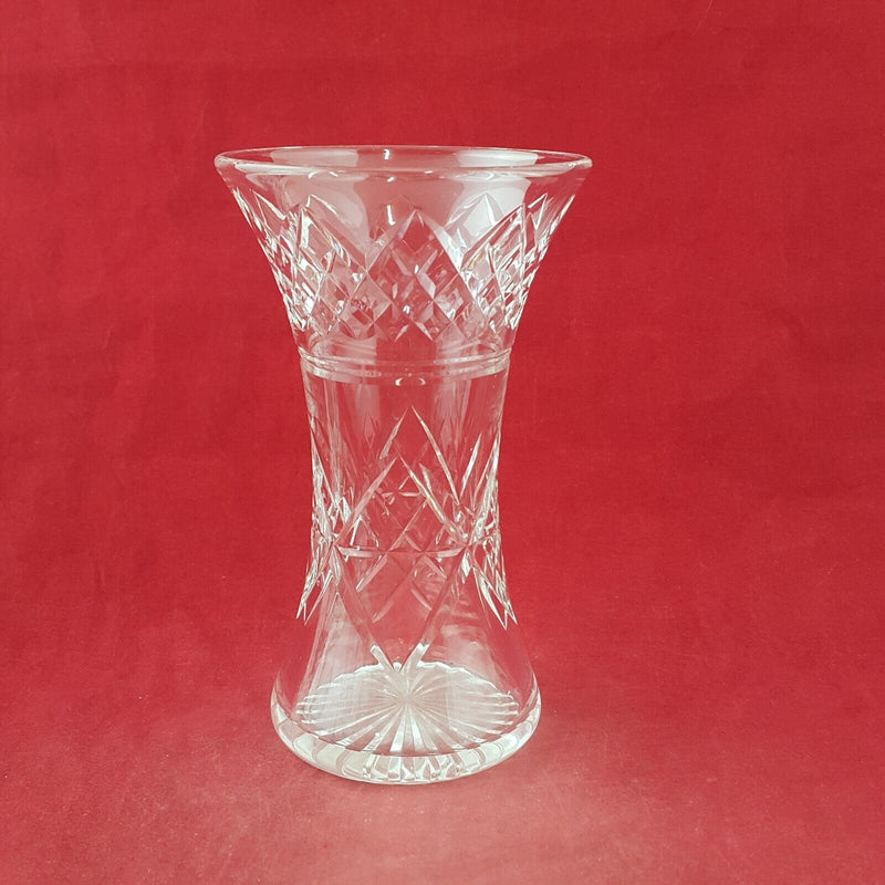 Vintage Crystal Glass Vase - 8271 OA