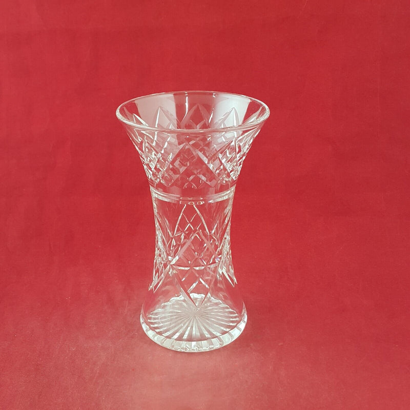 Vintage Crystal Glass Vase - 8271 OA