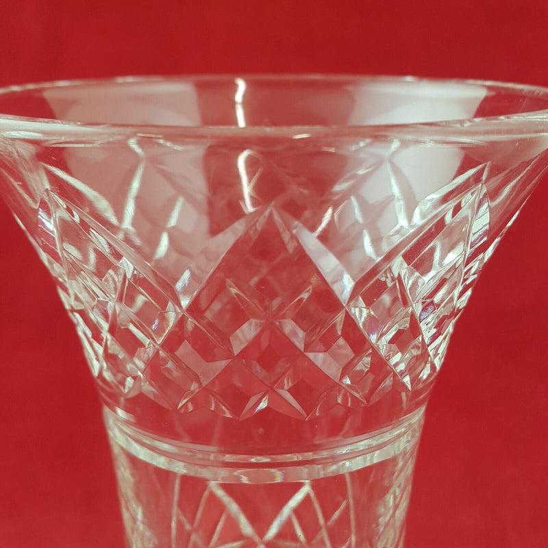 Vintage Crystal Glass Vase - 8271 OA