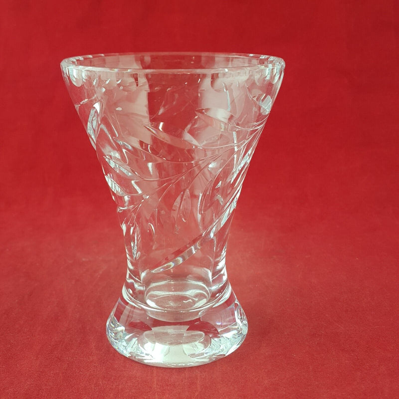 Crystal Glass Set of Two Bud Vases 8263 OA