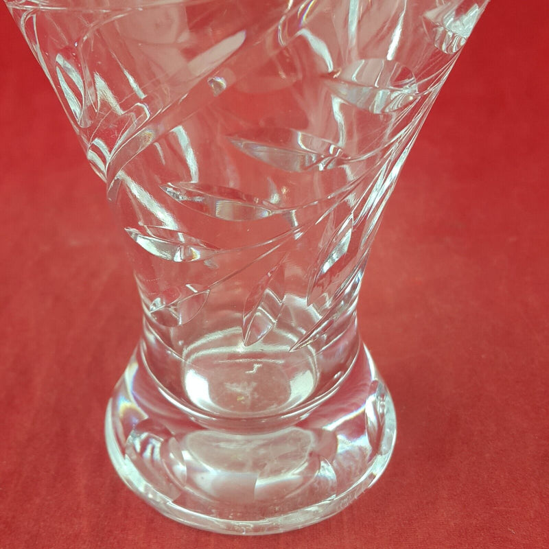 Crystal Glass Set of Two Bud Vases 8263 OA