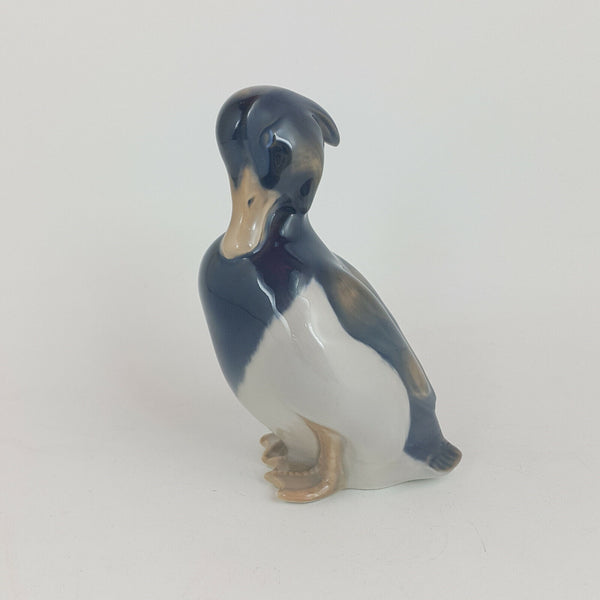 Royal Copenhagen - Tufted Duck Standing Tall with Head Down 1941 - 381 RCH